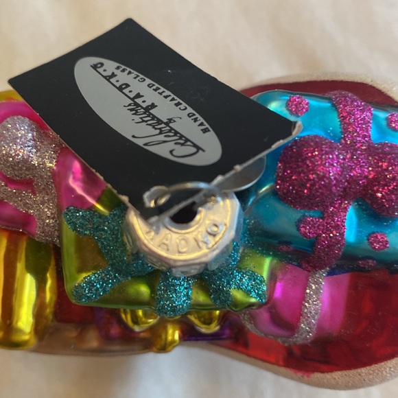 Celebrations by Radko handcrafted sled with presents handcrafted ornament 2016 - Picture 8 of 10